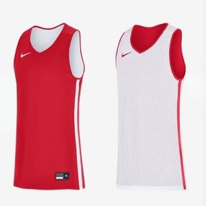 Nike Reversible Red and White Basketball Jersey Men's Size XL NEW!